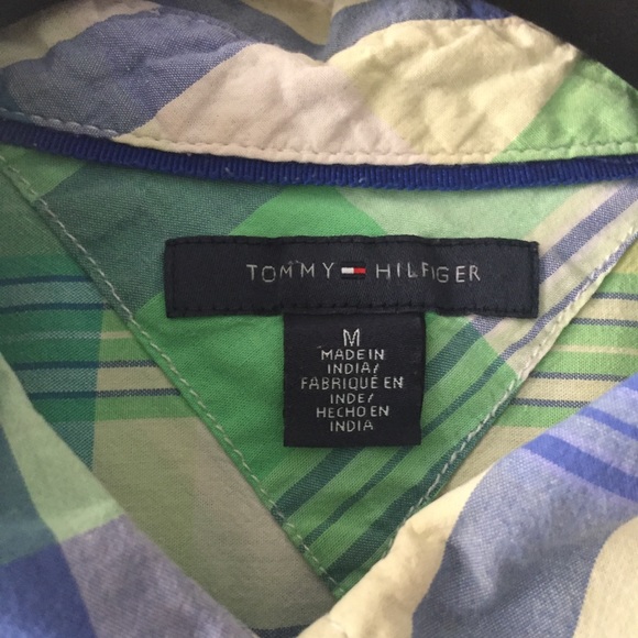 Tommy Hilfiger Women's Plaid Button Down Shirt - Picture 9 of 13